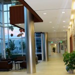 Recent project - Tri- County Hospital main entrance lobby