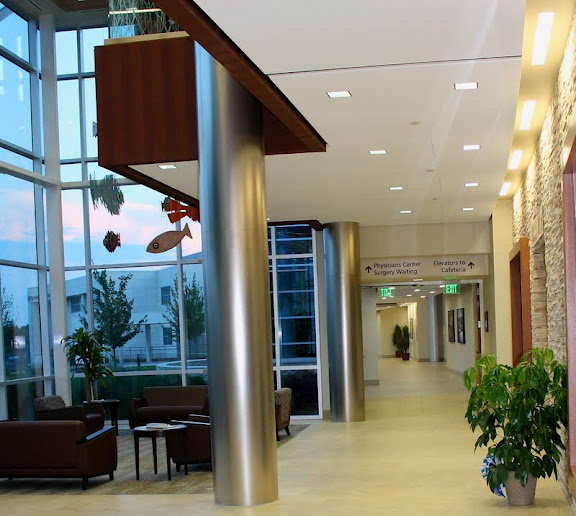 Recent project - Tri- County Hospital main entrance lobby