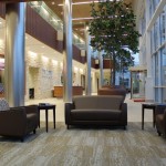 Recent project - Tri-County Hospital main entrance lobby