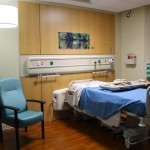 Original photography printed on acrylic is easy to clean in hospital patient room