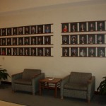 Custom design for presentation of Doctors photos in hospital lobby