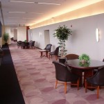 Completed project - corporate conference center, design, furniure, & silk plants
